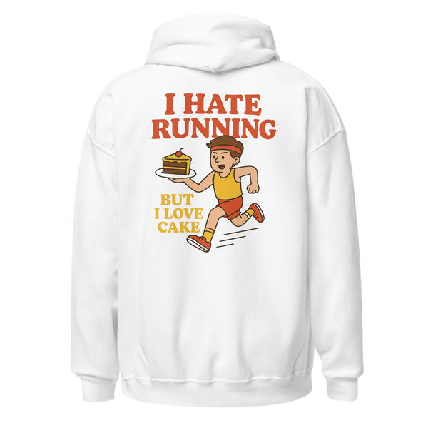 I Hate Running But I Love Cake hoodie